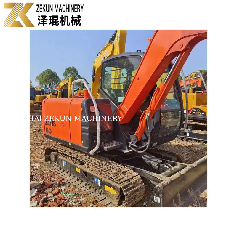 6 tấn sử dụng Hitachi ZX60 Mini Excavator với 40,5 kW trong tình trạng tốt