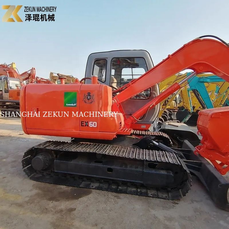 Hitachi EX60 Crawler Excavator với động cơ Nissan Được sử dụng tại Nhật Bản Thị trường gốc 2018