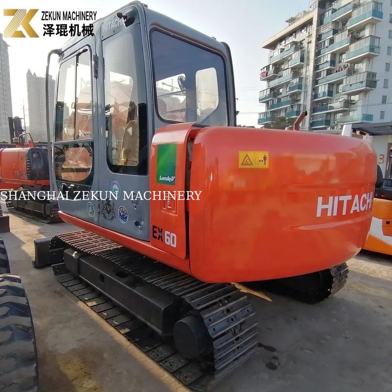Hitachi EX60 Crawler Excavator với động cơ Nissan Được sử dụng tại Nhật Bản Thị trường gốc 2018