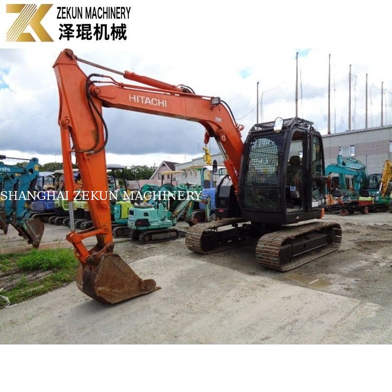 Nhật Bản nhập khẩu 7.5 tấn sử dụng Hitachi ZX75 Excavator Isuzu động cơ ZX75US-A cho nông nghiệp