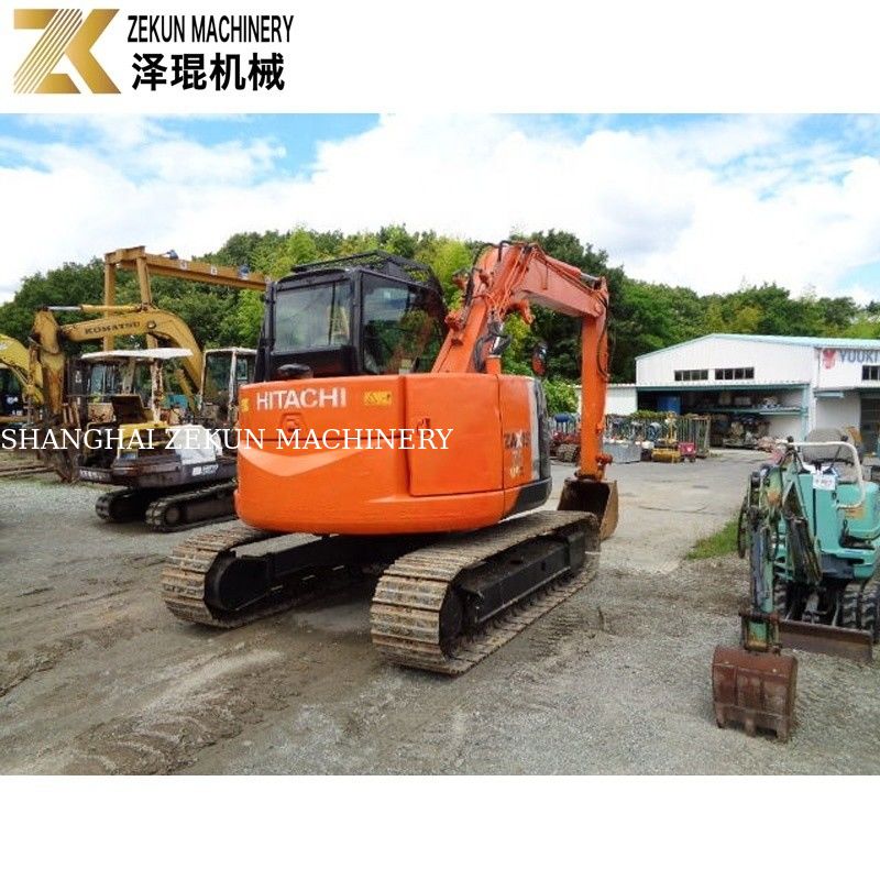 Nhật Bản nhập khẩu 7.5 tấn sử dụng Hitachi ZX75 Excavator Isuzu động cơ ZX75US-A cho nông nghiệp