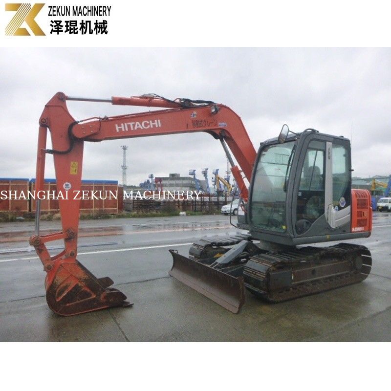 Thùng nhỏ sử dụng 7 tấn Hitachi ZX 70 Excavator với ngón tay cái ZX70-3 0-2000 giờ làm việc