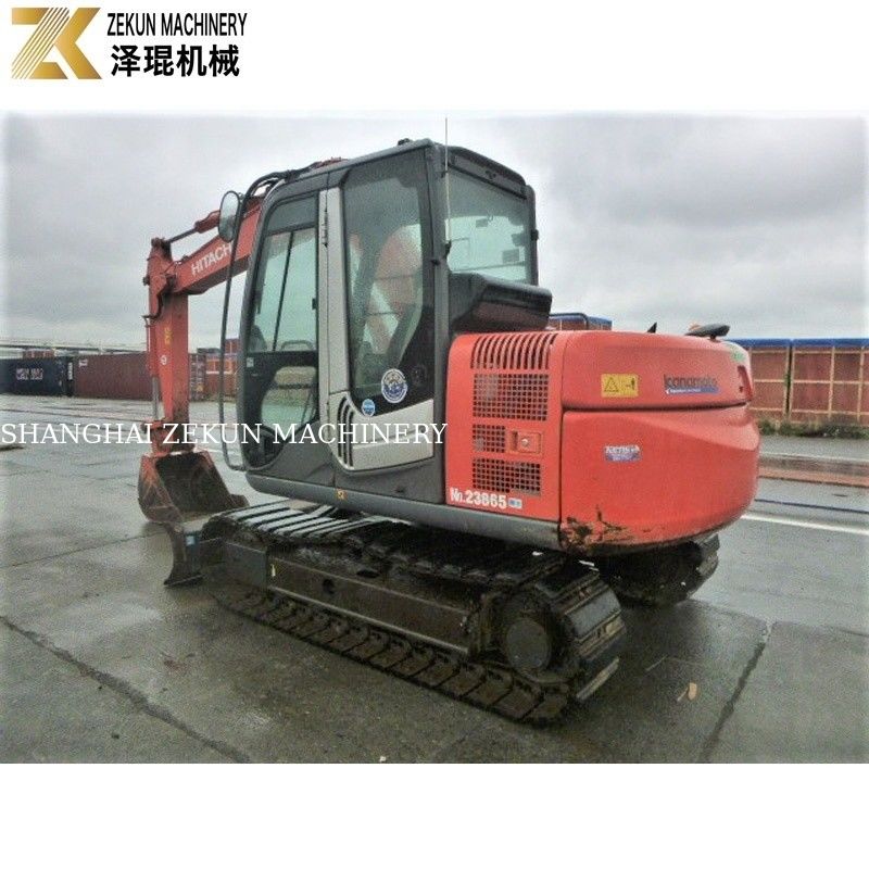 Thùng nhỏ sử dụng 7 tấn Hitachi ZX 70 Excavator với ngón tay cái ZX70-3 0-2000 giờ làm việc