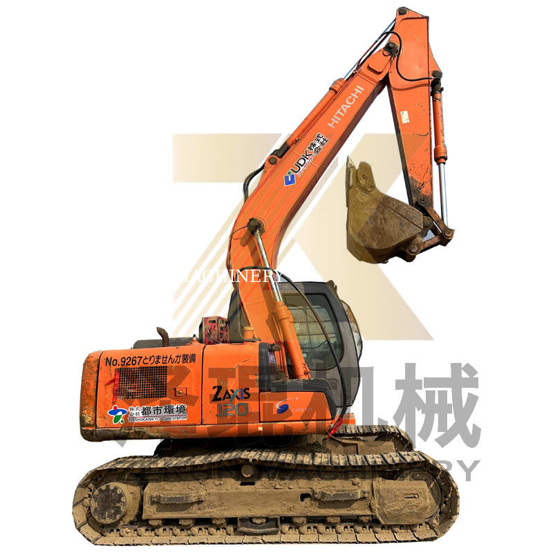 Sử dụng Hitachi ZX120-6 Mini Excavator trong 12 tấn trọng lượng hoạt động 4001-6000 giờ làm việc