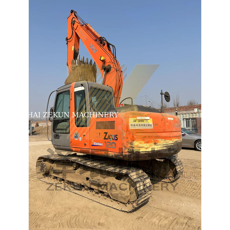 Sử dụng Hitachi ZX120-6 Mini Excavator trong 12 tấn trọng lượng hoạt động 4001-6000 giờ làm việc
