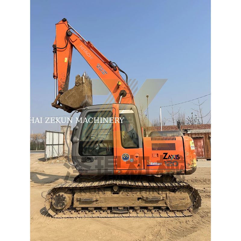 Sử dụng Hitachi ZX120-6 Mini Excavator trong 12 tấn trọng lượng hoạt động 4001-6000 giờ làm việc