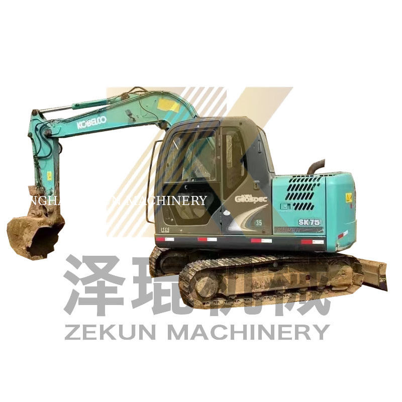 4001-6000 giờ làm việc được sử dụng Kobelco SK75-8 SR máy đào cho tại Thượng Hải đấu giá