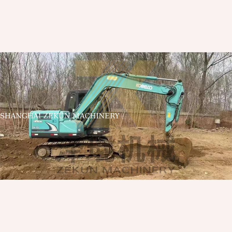 4001-6000 giờ làm việc được sử dụng Kobelco SK75-8 SR máy đào cho tại Thượng Hải đấu giá