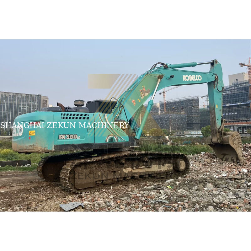 Tình trạng tốt Kobelco SK350LC 8 Excavator với dung lượng xô 1,6 m3 và động cơ HINO