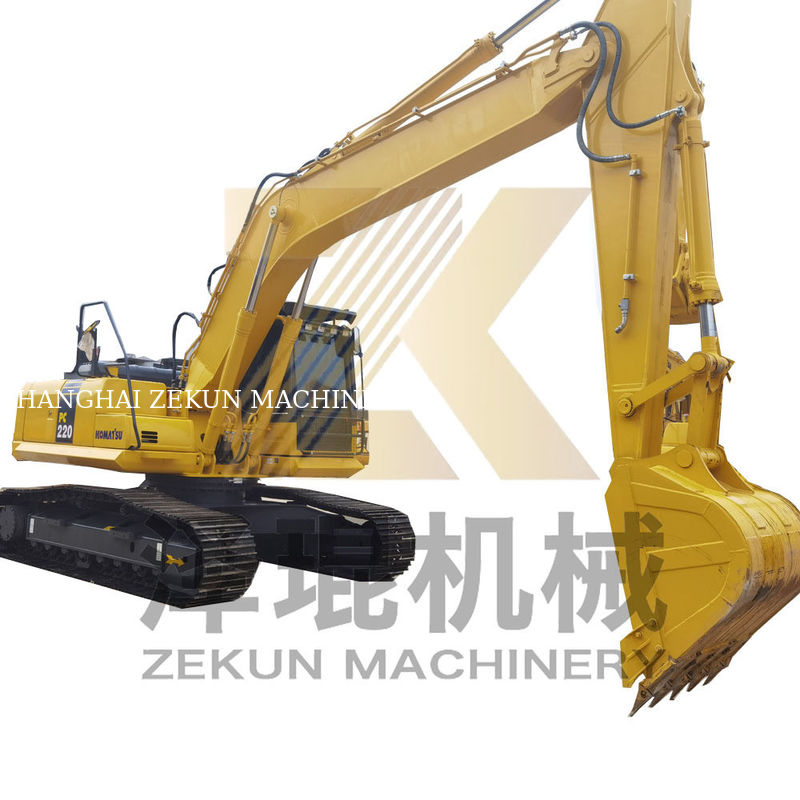 Máy đào 22 tấn Komatsu 220 PC220 đã sử dụng với dung lượng xô 1M3 và 1050 giờ làm việc