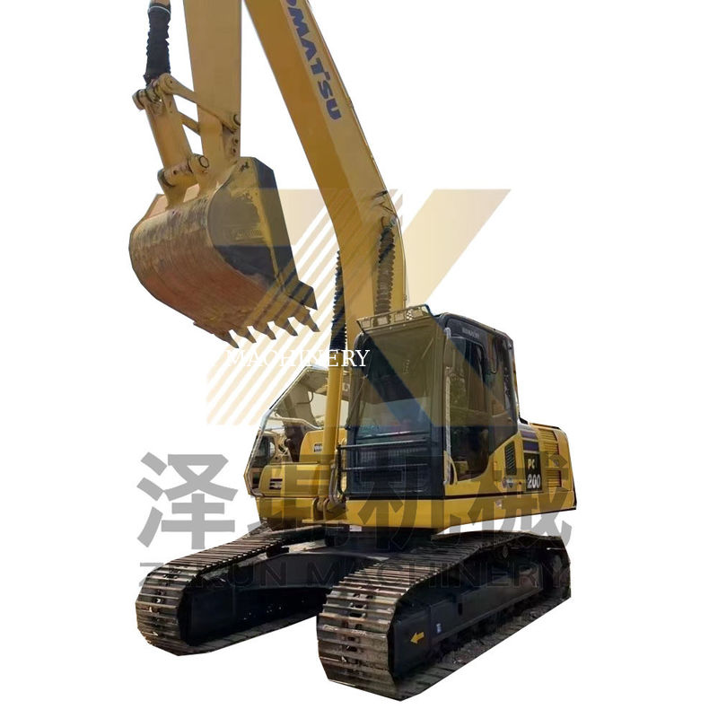 Máy di chuyển đất Komatsu PC200-8 PC200 đã qua sử dụng với dung lượng xô 0,8m3