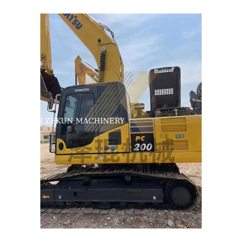 Máy di chuyển đất Komatsu PC200-8 PC200 đã qua sử dụng với dung lượng xô 0,8m3