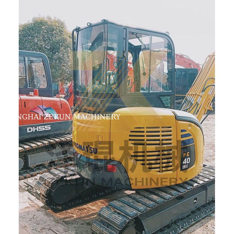 Kích thước nhỏ sử dụng Komatsu PC 40 máy đào PC40MR-1 PC40MR-2 với giờ làm việc 2001-4000