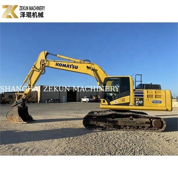 Máy đào Komatsu PC 210-LC 7 được sử dụng với đệm cao su 20900 KG