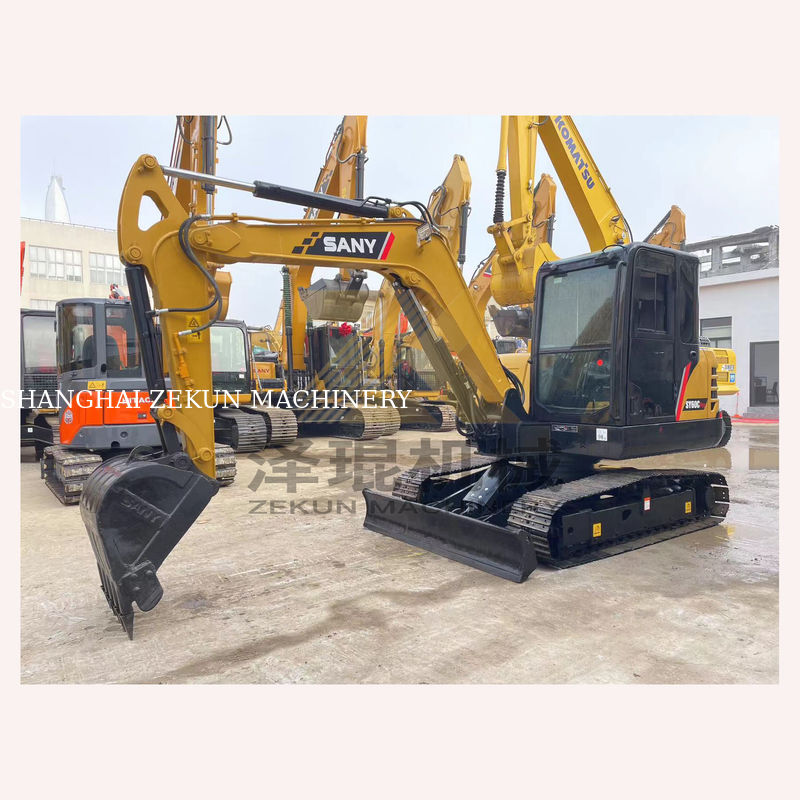 Sany SY60C Pro Crawler máy đào thủy lực với động cơ Sany và 0-2000 giờ làm việc