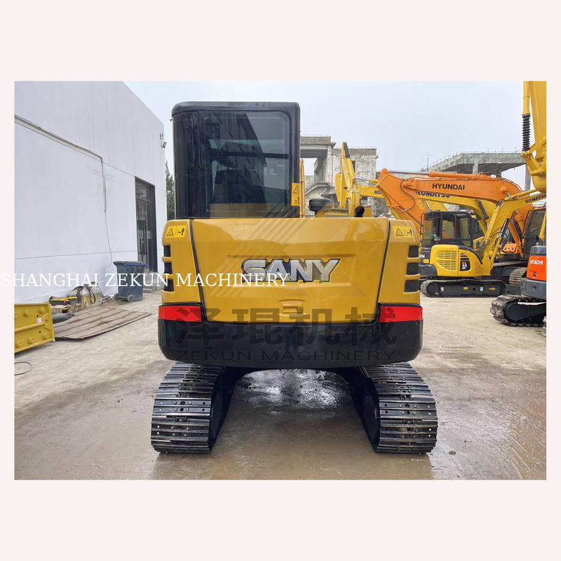 Sany SY60C Pro Excavator 0-2000 giờ làm việc 36KW Hoàn hảo cho các dự án xây dựng