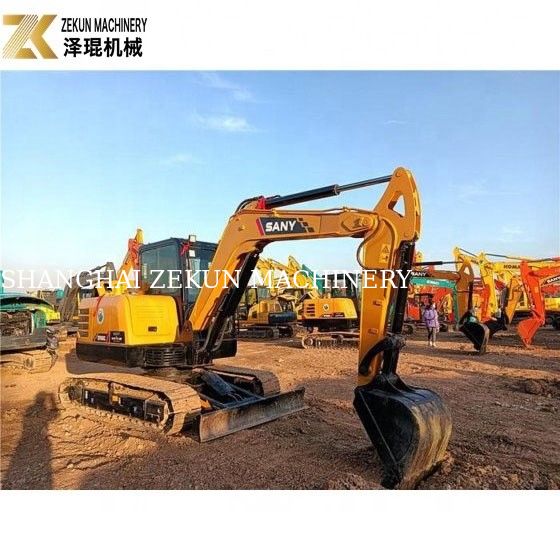 Máy đào Sany SY60C PRO 6 tấn sử dụng với động cơ Sany và giờ làm việc thấp