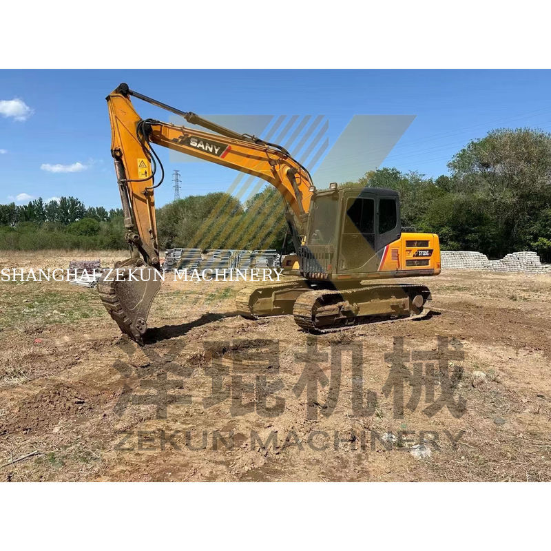 Sany SY135 Pro Crawler Excavator 0,6 m3 Capacity Bucket 2001-4000 Giờ làm việc được sử dụng
