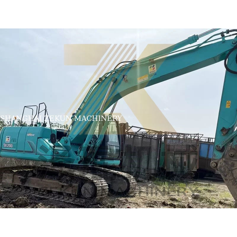 Máy đào 20 TON Kobelco SK200-8 được sử dụng với thời gian làm việc thấp từ Nhật Bản