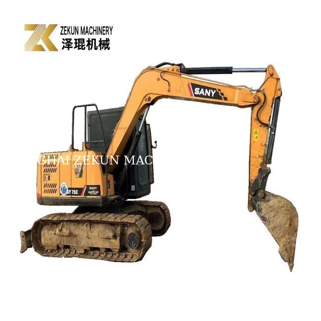 Được sử dụng SANY 75C máy đào với và giờ làm việc 2001-4000 Chỉ 7500 KG trọng lượng máy