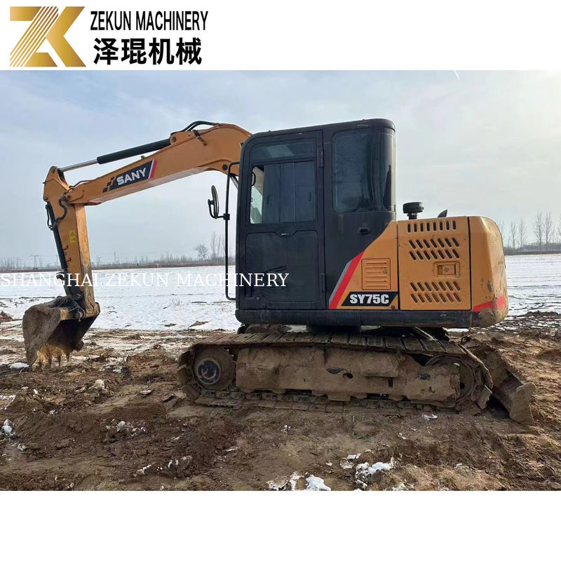 Được sử dụng SANY 75C máy đào với và giờ làm việc 2001-4000 Chỉ 7500 KG trọng lượng máy