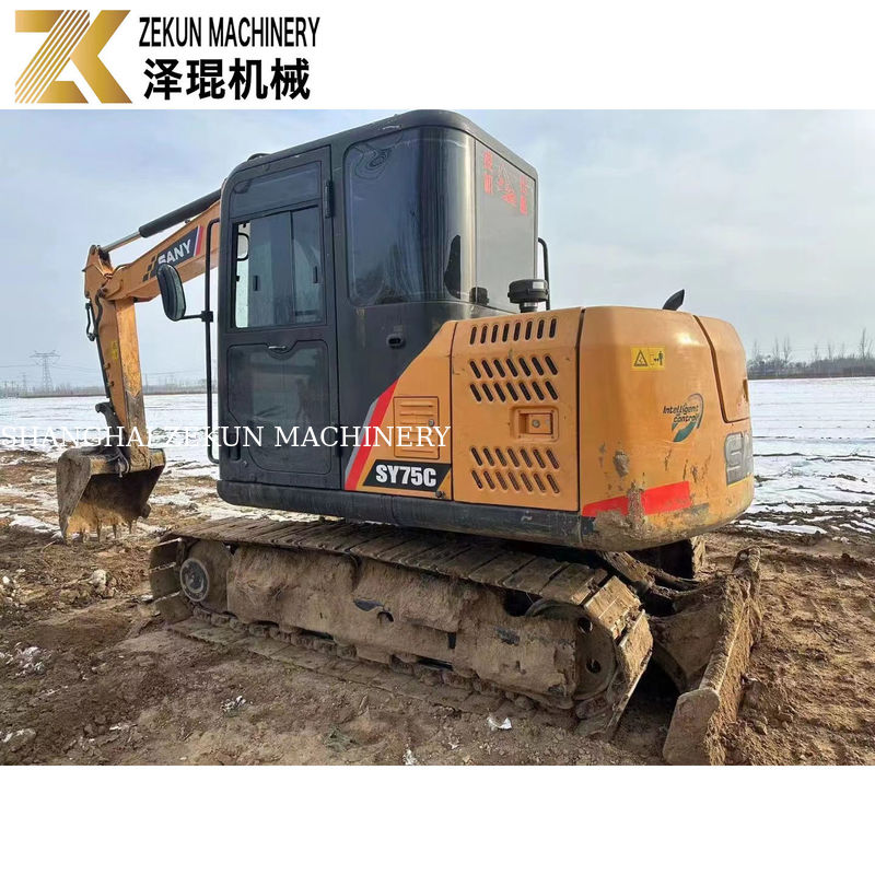 Được sử dụng SANY 75C máy đào với và giờ làm việc 2001-4000 Chỉ 7500 KG trọng lượng máy