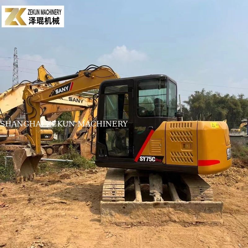 Sany 75C Excavator SY75C-8 SY75C PRO 43kw Động cơ hoàn hảo cho các dự án xây dựng