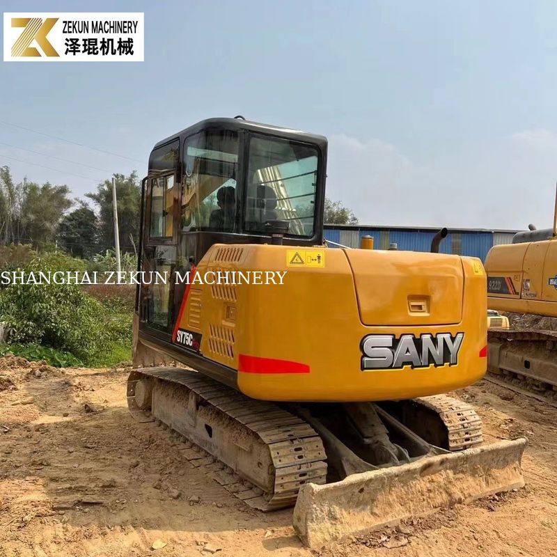 Sany 75C Excavator SY75C-8 SY75C PRO 43kw Động cơ hoàn hảo cho các dự án xây dựng