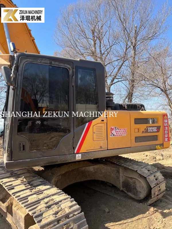 2017 Sany SY215C Pro Excavator 1.2M3 Capacity Bucket Used Sany Excavator