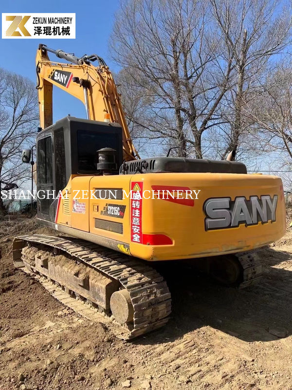 2017 Sany SY215C Pro Excavator 1.2M3 Capacity Bucket Used Sany Excavator