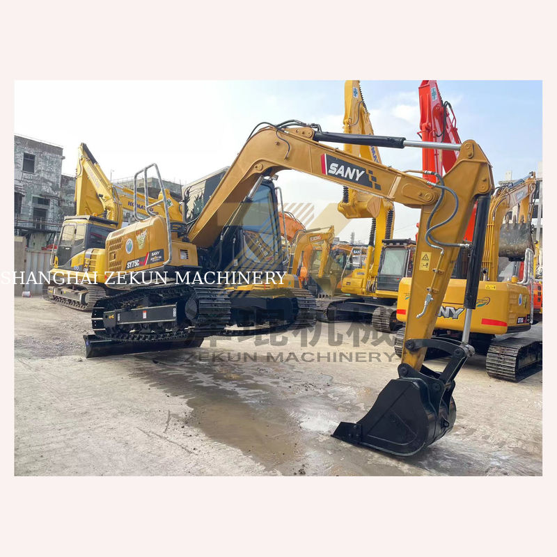 Sany SY75C Pro Excavator được sử dụng với máy bơm thủy lực khác 7500 KG Trọng lượng máy