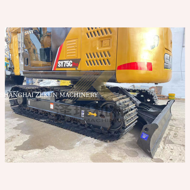 Sany SY75C Pro Excavator được sử dụng với máy bơm thủy lực khác 7500 KG Trọng lượng máy