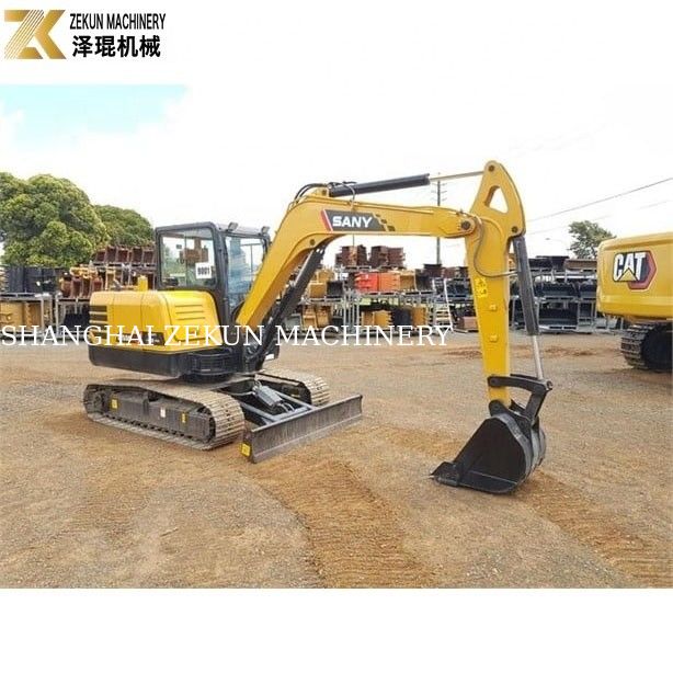 5 tấn trọng lượng hoạt động Mini Excavator SY55C Pro By Used Sany Excavator