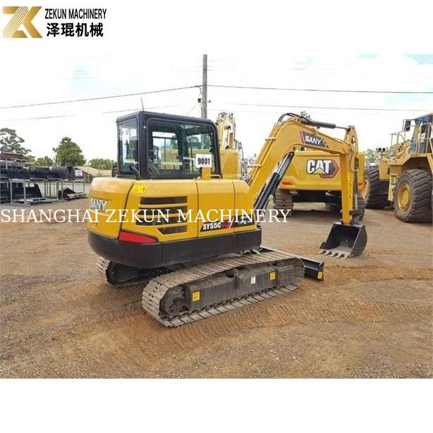 5 tấn trọng lượng hoạt động Mini Excavator SY55C Pro By Used Sany Excavator