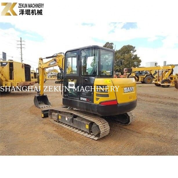 5 tấn trọng lượng hoạt động Mini Excavator SY55C Pro By Used Sany Excavator