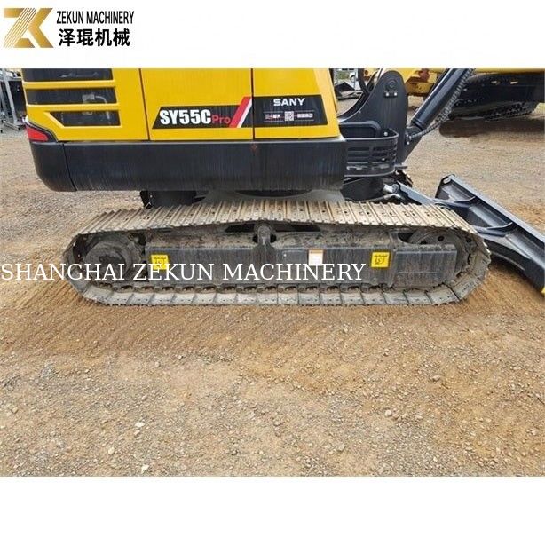 5 tấn trọng lượng hoạt động Mini Excavator SY55C Pro By Used Sany Excavator