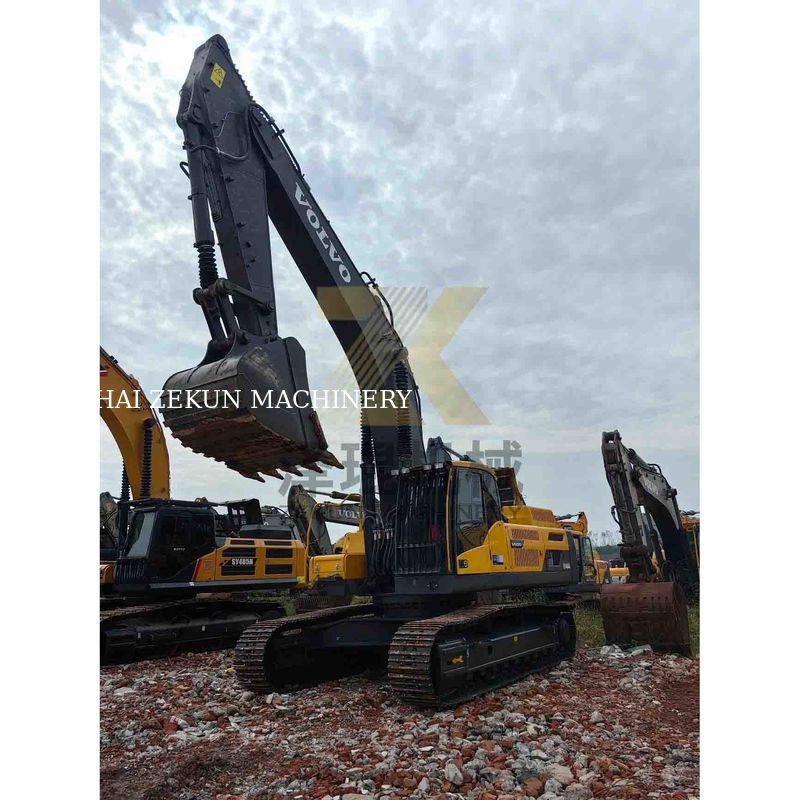 Máy đào Volvo Ec480DL cũ với dung lượng xô 1,77-3,8m3 và trong tình trạng tốt