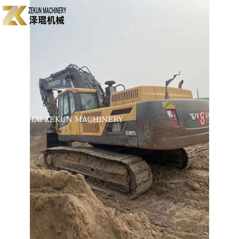 Máy đào sử dụng Volvo EC480DL 48 tấn với công suất 265kw và 4001-6000 giờ làm việc