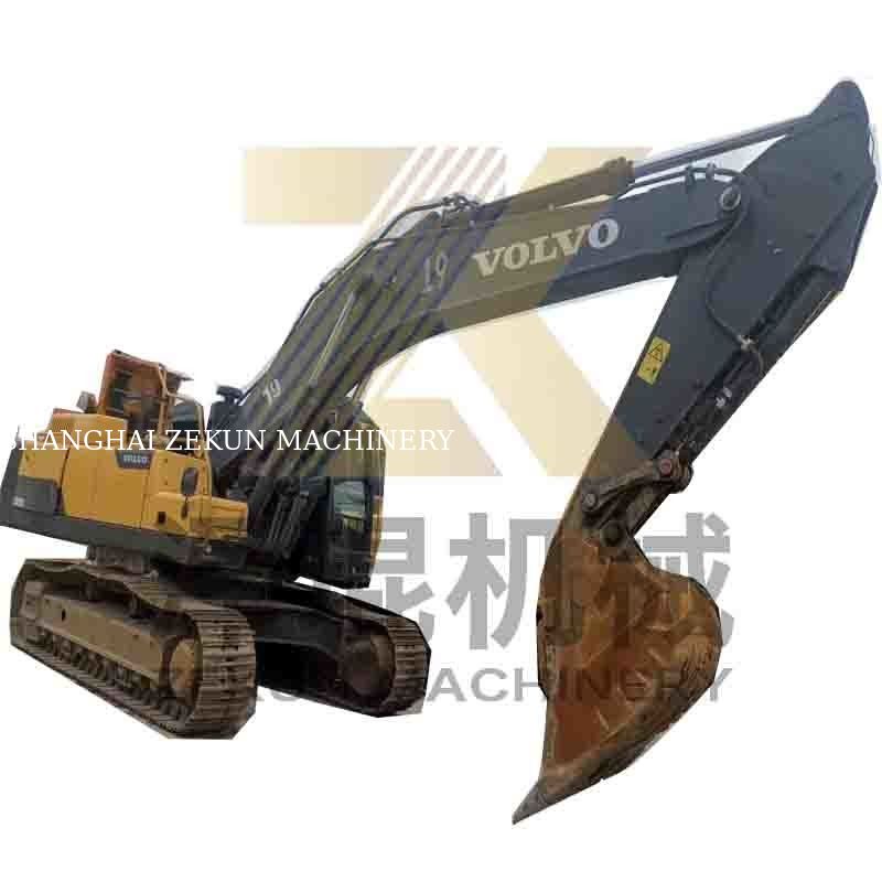 Máy đào cũ Volvo Ec480dl với 4600 giờ làm việc và xi lanh thủy lực khác