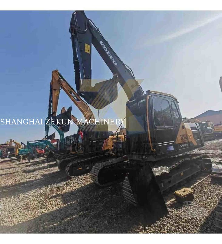 Máy đào Volvo EC140DL được sử dụng được bảo trì tốt Động cơ D3.8E 14 tấn trọng lượng hoạt động