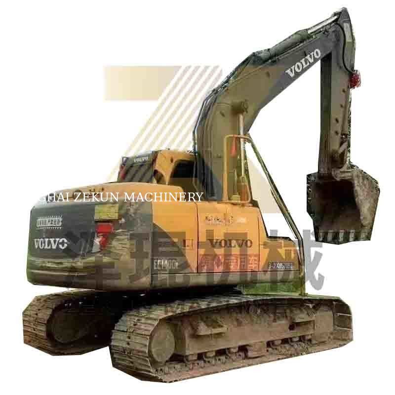 Volvo EC140DL máy đào cũ 14 tấn với giờ làm việc thấp và xi lanh thủy lực bền