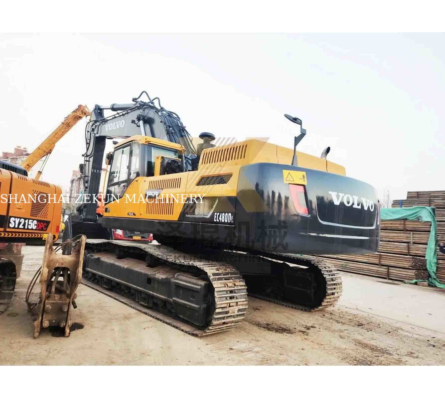VOLVO EC480DL Excavator sử dụng 270KW Sức mạnh và 1,77 3,8 m3 Capacity Bucket
