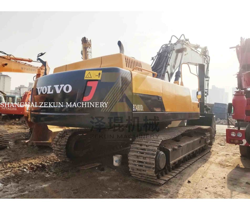 VOLVO EC480DL Excavator sử dụng 270KW Sức mạnh và 1,77 3,8 m3 Capacity Bucket