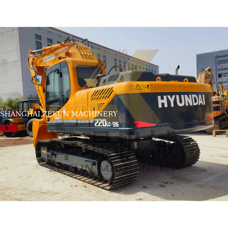 2019 sử dụng nguyên bản Hyundai 220 220-9 Digger với trọng lượng hoạt động 22 tấn