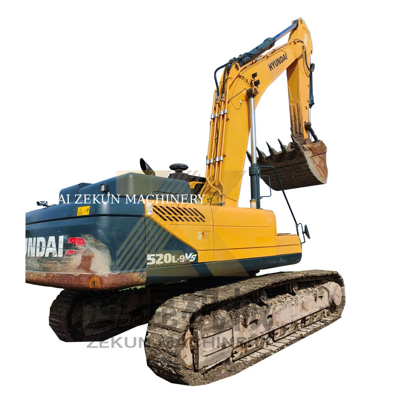 Hyundai sử dụng 520-9VS 52Ton Excavator với động cơ Cummins và máy bơm gốc