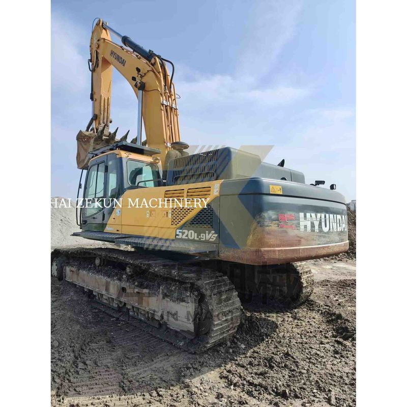 Hyundai sử dụng 520-9VS 52Ton Excavator với động cơ Cummins và máy bơm gốc