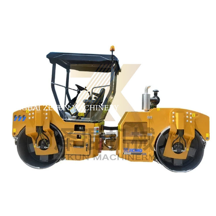XCMG đã sử dụng XD103 10Ton double drum roller với cabin EU Stage II