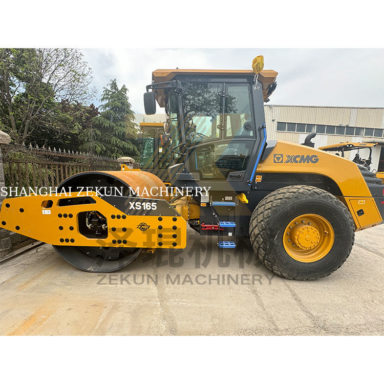 16ton XCMG XS165 Full Hydraulic Single Drum Roller EU giai đoạn V