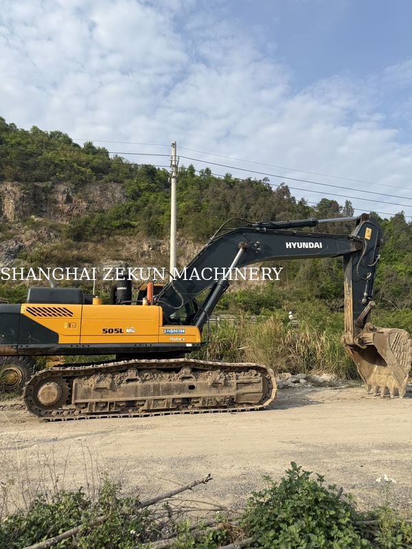 2020 Hyundai R505VS 50 tấn máy đào hạng nặng cho các dự án hạng nặng