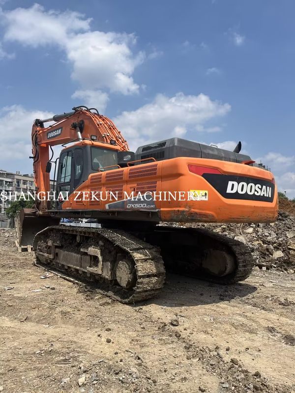 Máy xúc Doosan DX500LC-9C đã qua sử dụng, 800 Vòng/phút, Công suất và Chiều cao đào tối đa 11